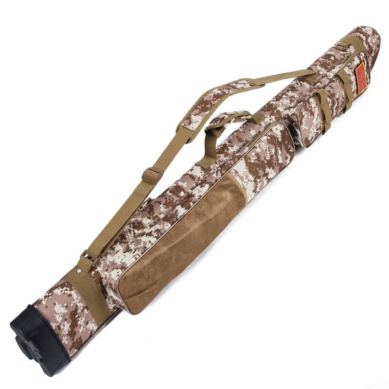 Fishing gear bag 1 25 m fish with bag double fishing rod bag fishing kits Fishing Supplies Fish Bag with side bag umbrella bag