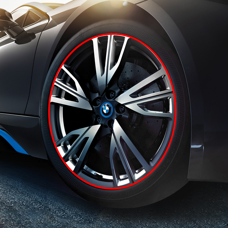 Car Hub Patch Trim Strip Protection Ring Universal Retrofit Supplies Tire Anti-Scratching Kowtow Bodywork Crashproof Adhesive Strips-Taobao