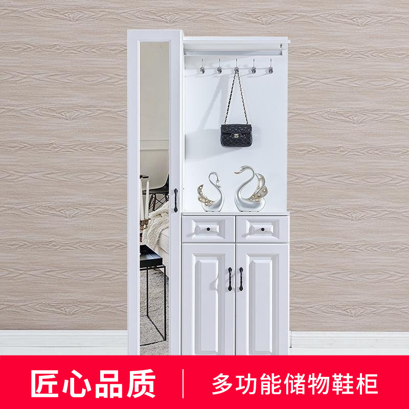 Pleasant Non Plastic Door Film Press Door Cabinet Door Hall Cabinet Door Hall Cabinet Suchengu Cabinet O-style cabinet modern minimalist Decorative Cabinet