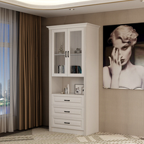 European free combination bookcase simple modern bookshelf study cabinet whole bookcase with door storage locker