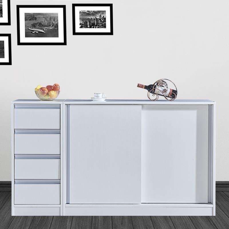 Yifei furniture custom dining cabinet sliding door kitchen bowl cabinet combination dining cabinet simple balcony storage cabinet special offer