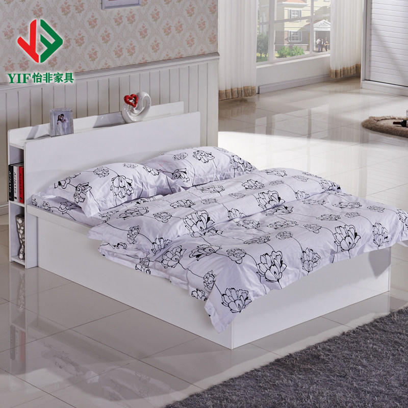 Pleasant Non Furniture Flagship Store Plate Double Man Bed 1 8 m Single Containing Bed 1 5 m Air Pressure Side Open High Box Wedding