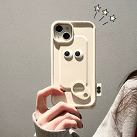 Apple, совместимый милый чехол для телефона, силиконовый мультяшный белый iPhone 12, iphone, для влюбленных, защита при падении, 8plus, популярно в интернете