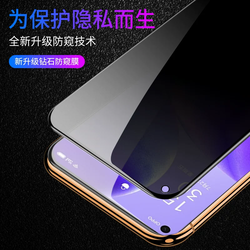 Подходит для opporeno5 закалённое стекло анти-глянк Reno5k защитная плёнка для мобильного телефона полной защитой экрана без белых краёв opporeon антиглянк анти-удар защитная плёнка 0pp0reon