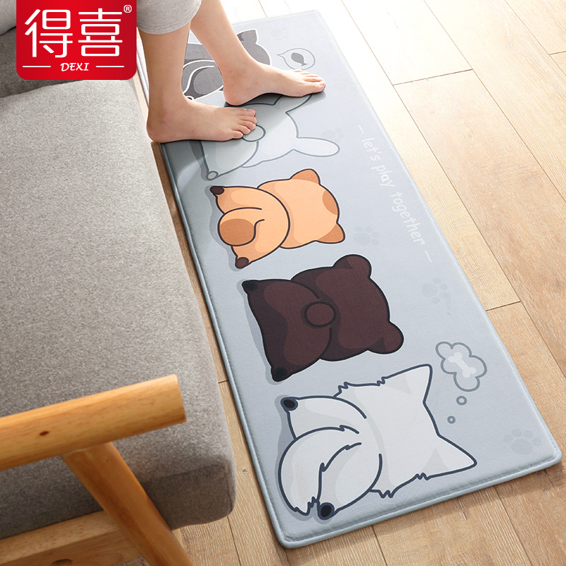 Ground Mat Door Mat in door Bathrooms Slip Mat Makeup Room Doormat Doormat Home Bathroom Absorbent Rug Kitchen Mat
