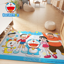 Doraemon entrance floor mat silk ring entrance mat home doormat home entrance door dirt resistant foot mat carpet can be cut