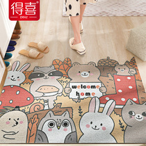 Carpet door cushion in door mat floor mat Home Door Hall Foot Mat Can Cut Doormat Floor Mat Silk Ring Entrance Doormat Floor Mat