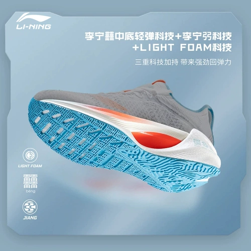 Li Ning Jueying Essential Rode Shoune Женская обувь -на спортивных туфлях -