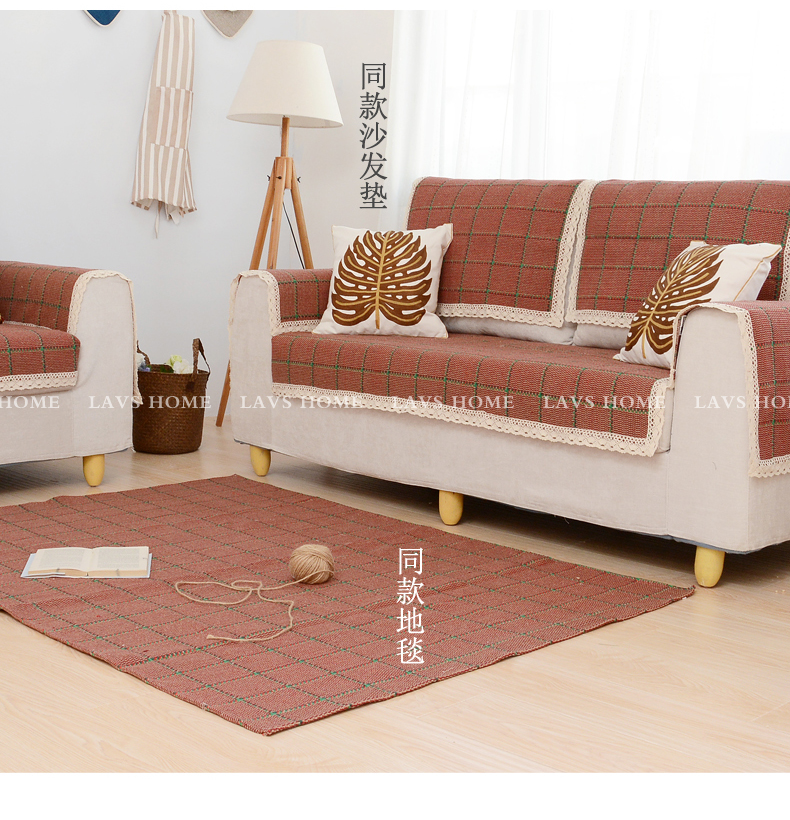 Le Wei Shi vải dệt bảng cờ bàn cà phê bảng vải mat cotton dòng vườn tủ TV vải