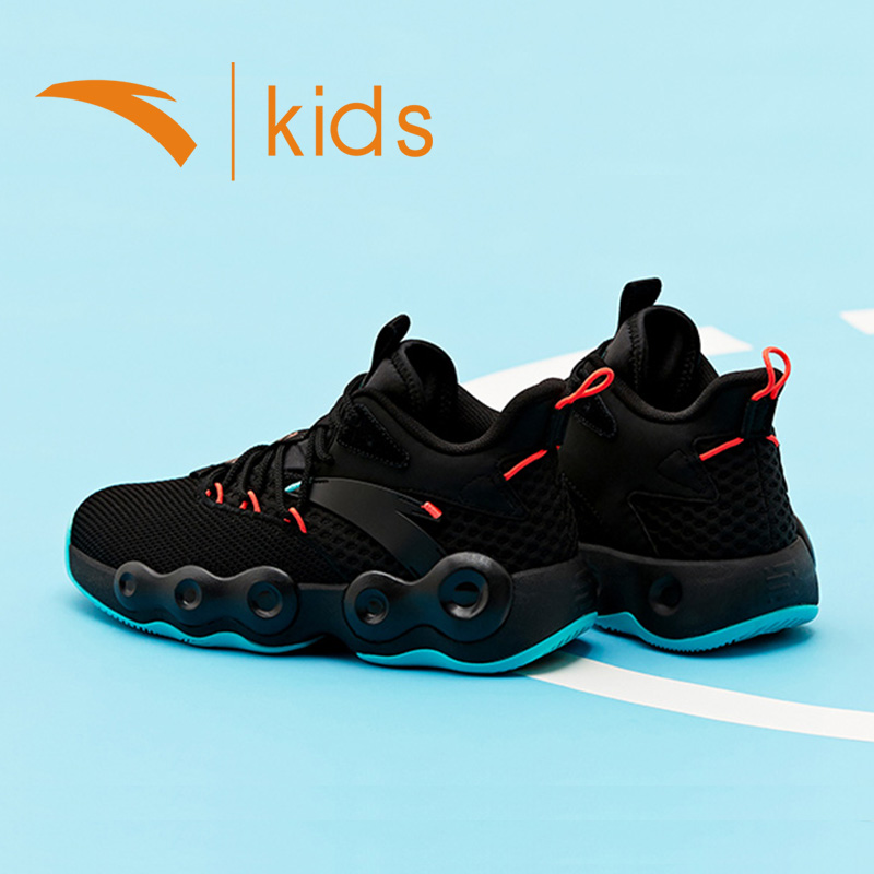 Anpedboy Shoes Children's Basketball Shoes 2022 Spring New Boy Sneakers Net Face Breathable Big Boy Sneakers Students