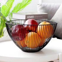 onlycook Nordic ins Wind fruit plate living room fruit basket creative home hollow iron fruit storage basket