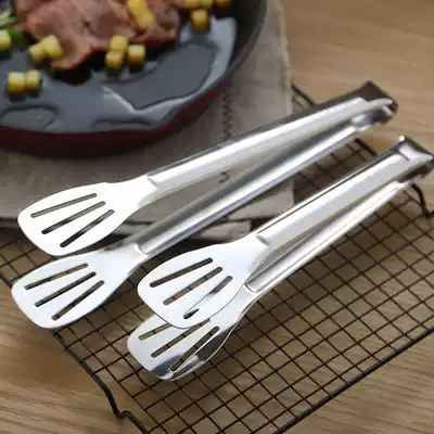 onlycook 304 stainless steel food clip kitchen thick food barbecue steak steak steamed bread bread barbecue clip