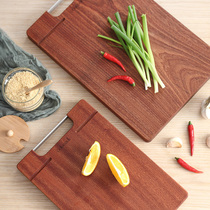 onlycook solid wood chopping board thickened black sandalwood cutting board whole wood household rectangular vegetable cutting board mahogany New