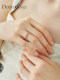 여성용 Dodogogo Joint Ring Light Luxury Niche Design Set Index Finger Ring Internet Internet Fashion Personality Circle Ring