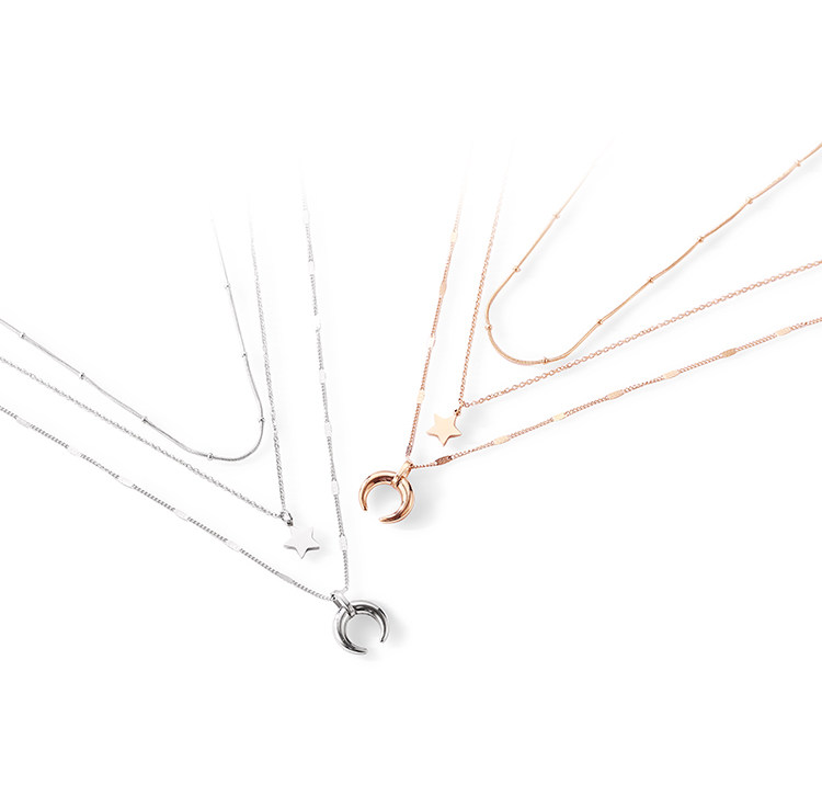 Retro Luxury Titanium Steel Necklace Image 8