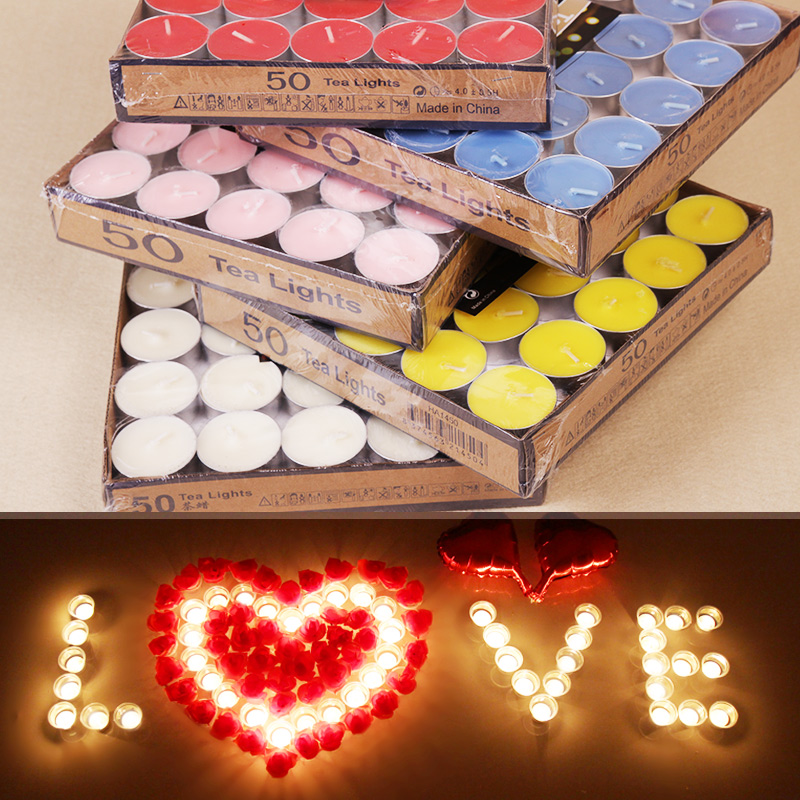 520 Valentine's Day confession decoration girlfriend candle romantic surprise creative heart-shaped small candle scene arrangement