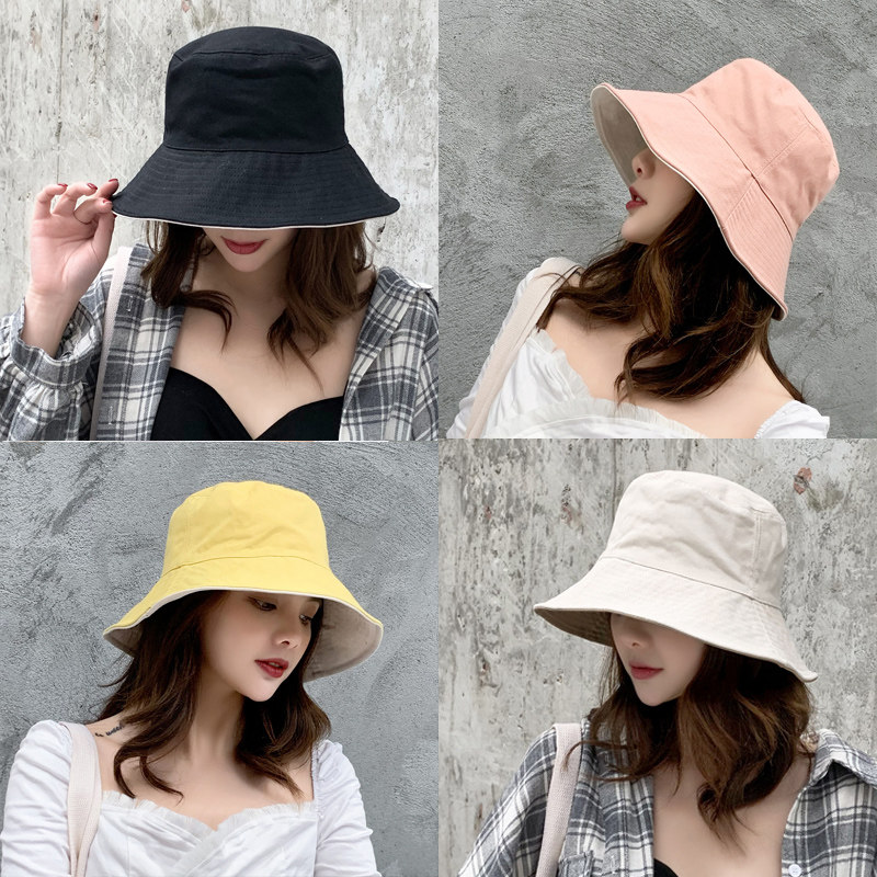 Fisherman Hat Children Summer Ins Korean version 100 lap Leisure net Red day Department Artistic Shade Sunscreen Sunhat Lady