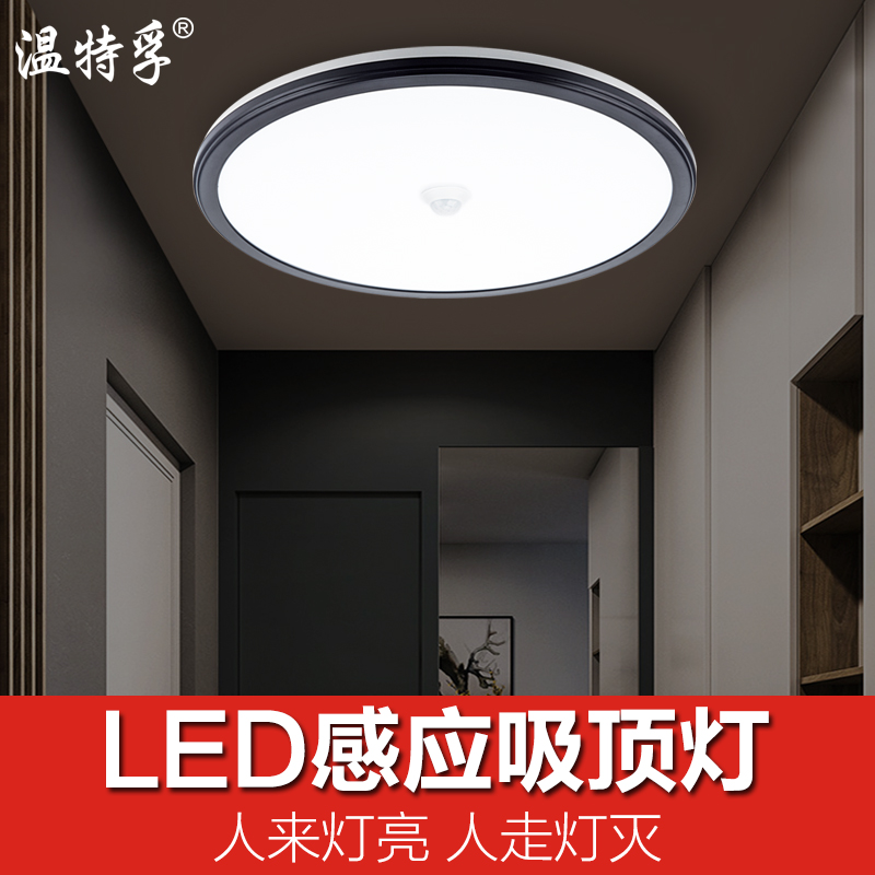 Wentf led body sensor light Public Stairway Intelligent Sensor light Hotel Corridor Aisle Garage light