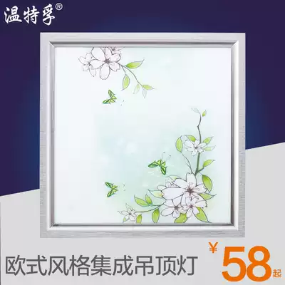 Winterfu integrated ceiling led panel ceiling lamp Kitchen kitchen and bathroom powder room gusset embedded 30*30