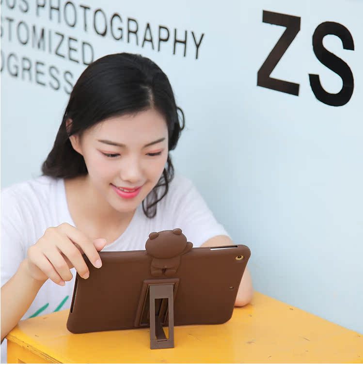 2018 trường hợp silicone mới ipadpro10.5 tablet mới thả sức đề kháng 9.7A1822 mini1234 - Phụ kiện máy tính bảng bàn phím ipad air 4