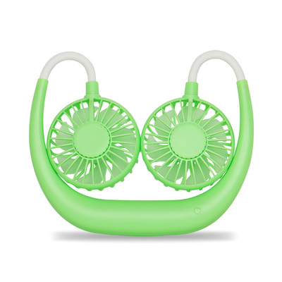 挂脖风扇懒人便携式运动随身usb充电迷你小型厨房学生便携小风扇网红电风扇静音大风力持久续航夏季挂颈脖子