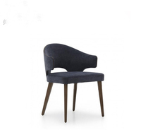 Nordic Light Lavish Solid Wood Dining Chair Fashion Creative Chair Modern Minima Dining Chair Coffee Casual Clubhouse Chair Leaning Back Chair