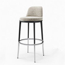 Bar Bench Modern Brief Solid Wood High Footstool Light Lavish Bar Chair Front Desk High Chair Nordic Home Island Desk Chair