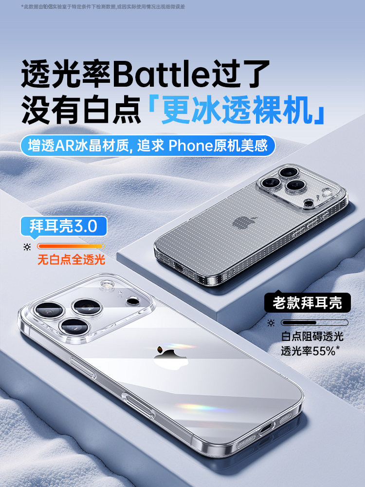 [Imported from Germany] Platinum Case Suitable for Apple 17 Phone Case, iPhone 16 Pro Max Transparent, 15 Heat Dissipation, 13 New Model, 17 Ultra-Thin Plus Lens, 14 Full Coverage Anti-Drop, High-End Feel, Female Silicone