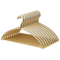 Space aluminum alloy clothes hanger household clothes hanging seamless shoulder angle light luxury high-end clothes hanger 2024 new clothes hanger