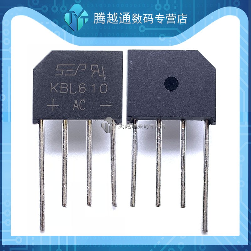New KBL610 rectifier bridge 6A 1000V bridge stack rectifier