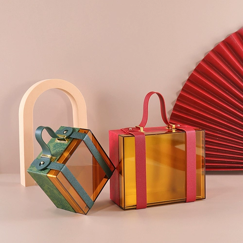 Портативная прозрачная подарочная коробка, сумка