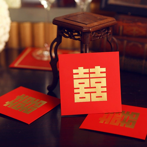 花半里 Новинка 2020 года, креативная свадебная красная сумка-конверт, бронзовая свадебная красная сумка, персонализированный красный конверт из жесткой бумаги, оригинал