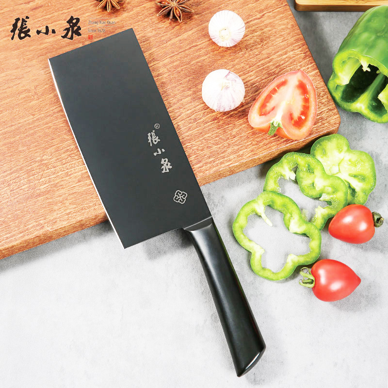 Zhang Xiaoquan kitchen knife household kitchen knife special slice knife kitchen knife stainless steel manganese steel sharp black