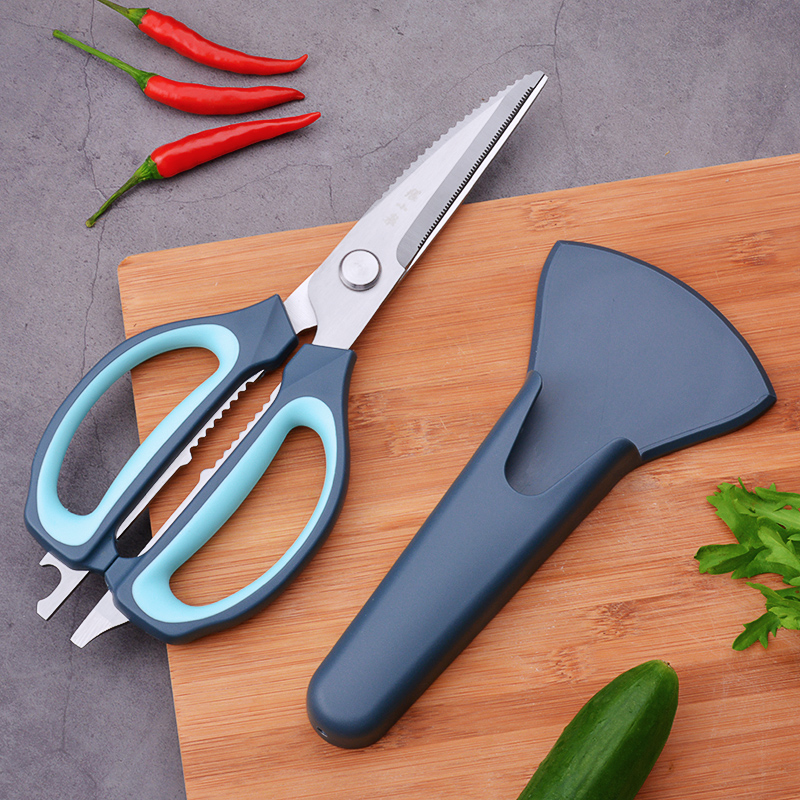 Zhang Koizumi Home Scissors Multifunction cut stainless steel Home Adsorption Refrigerator Kitchen Scissors Powerful Chicken Bone Cut