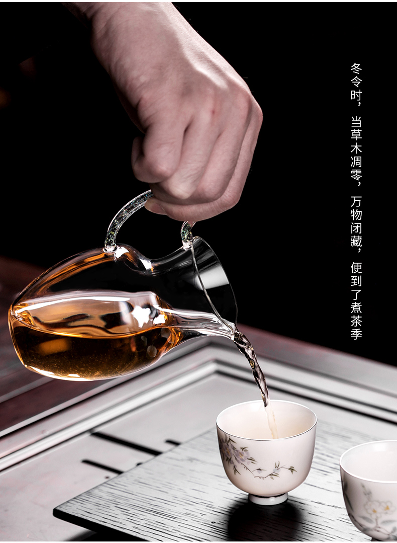 It still fang glass heat resisting high temperature points fair keller of tea tea accessories and CPU Japanese thickening and a cup of tea