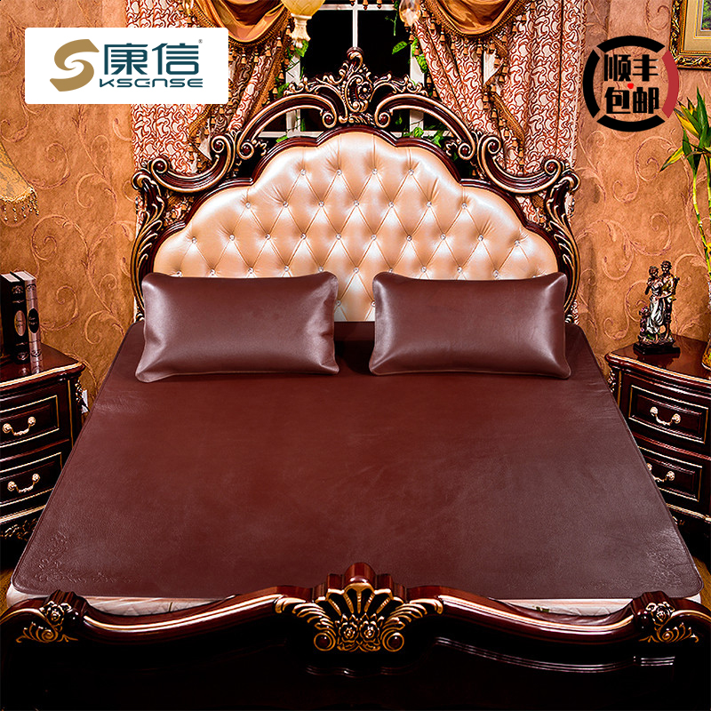 Kangxin thickened head buffalo leather seat 1 5m fur cool seat 8 m summer air conditioning seat three pieces