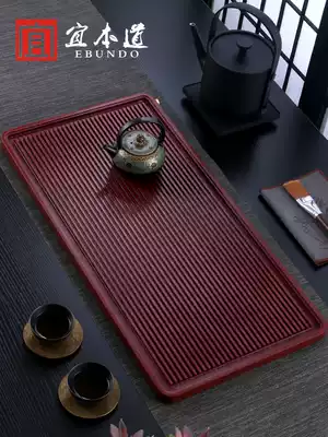 Bakelite tea tray Household simple dry bubble tray tray German drainage electric Bakelite tea table Tea sea Kung Fu tea set