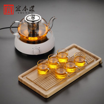 Glass teapot Tea set Teacup Household tea pot High temperature filter Health pot Cooking teapot Flower teapot set