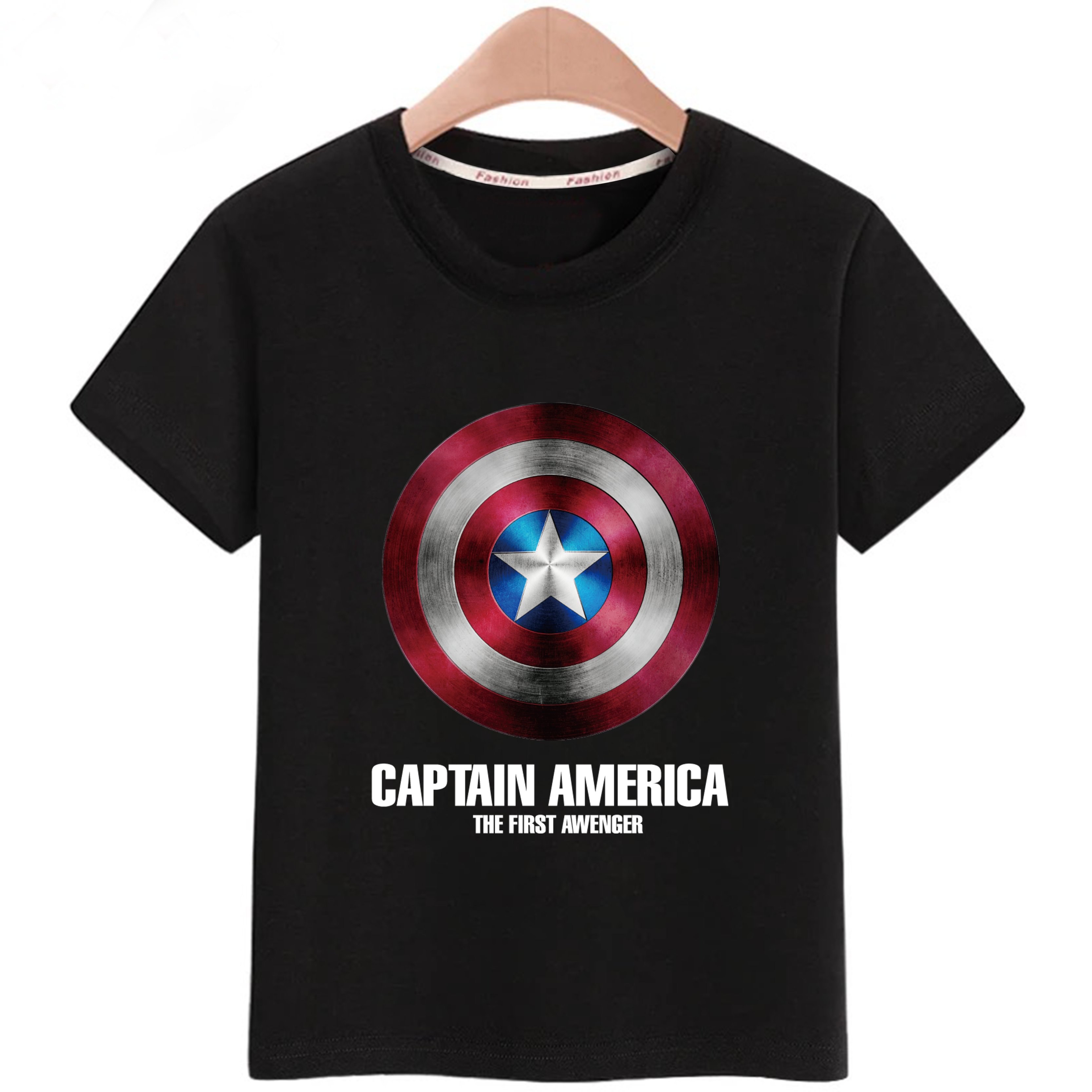 2-15 years old handsome baby trendy children's clothing fashion boys short-sleeved T-shirt trendy boy Korean version of the cotton middle-aged boy loose half-sleeved