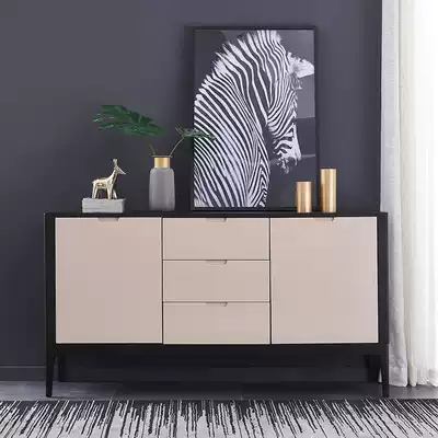 Mei Po Light Luxury Nordic Simple Red Oak Small Household Cabinet