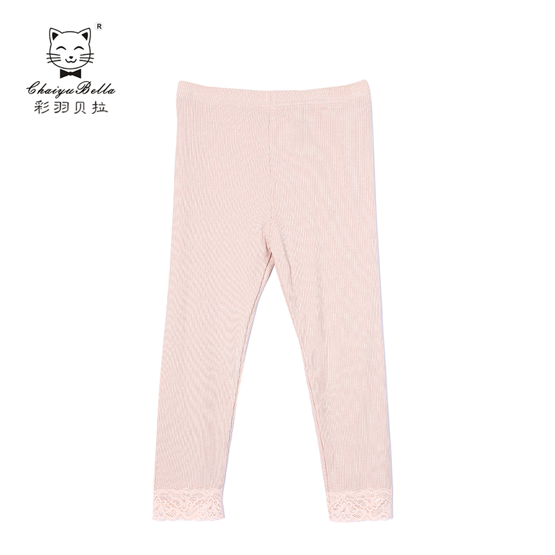 Children's clothing girls ' pants 2021 summer new medium and large children's children's children's Western school pants ultra-thin anti-mosquito pants