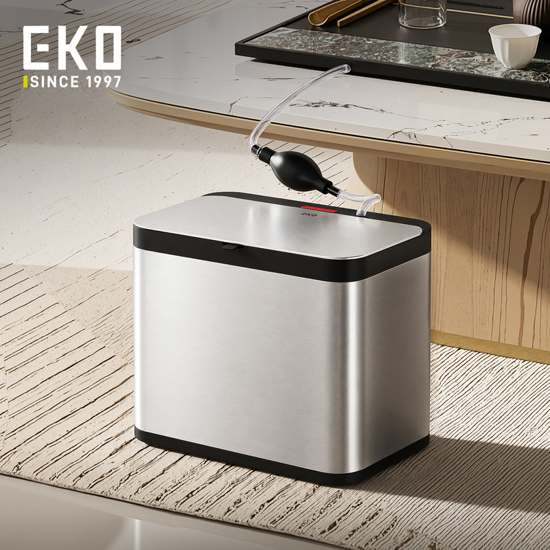 Eko Tea Bucket High-End Living Room Tea Table Waste Water Bucket Dry and Wet Separation Trash Can Stainless Steel Office Tea Dregs Bucket Eko Tea Bucket High-End Living Room Tea Table Waste Water Bucket Dry and Wet Separation Trash Can Stainless Steel Office Tea Dregs Bucket