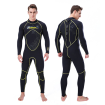 Diving Suit Mens Professional Deep Diving 3mm Thick Anti-Chill Warm Deep Sea Surf Men Big Code Conjoined Insulation Clothing