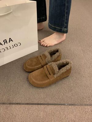 taobao agent Demi-season fleece keep warm footwear, 2023 collection