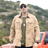 Джип, хлопковая боевая машина, дорожная рубашка для отдыха, оверсайз, большой размер