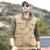 Jeep chariot / Jeep chariot đôi vest nam áo khoác lỏng kích thước lớn vest ngoài trời chụp ảnh du lịch - Dệt kim Vest áo len dệt kim Dệt kim Vest