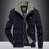 Джип, зимняя боевая машина, вельветовая куртка, короткий пуховик для отдыха, увеличенная толщина, оверсайз