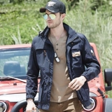 Джип, боевая машина, тонкая универсальная куртка для отдыха, осенний, оверсайз, в американском стиле