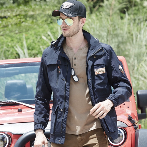 Джип, боевая машина, тонкая универсальная куртка для отдыха, осенний, оверсайз, в американском стиле