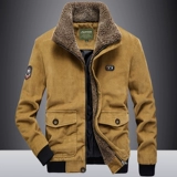 Джип, зимняя боевая машина, вельветовая куртка, короткий пуховик для отдыха, увеличенная толщина, оверсайз